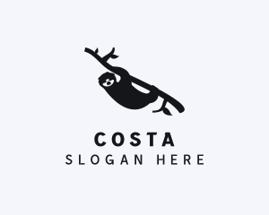 Zoo Animal Sloth logo design