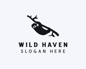 Zoo Animal Sloth logo design