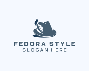 Fashion Fedora Hat logo design