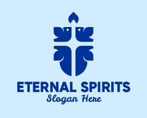 Holy Spirit Cross  logo design