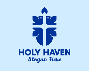 Holy Spirit Cross  logo design