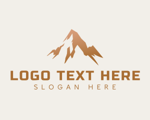 Hill - Tall Mountain Peak logo design