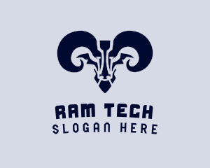 Wild Ram Esports logo design