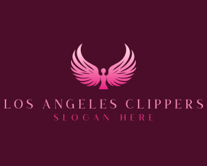 Wings Angel Retreat logo design