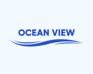 Ocean Sea Wave logo design