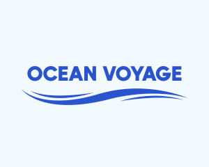 Ocean Sea Wave logo design