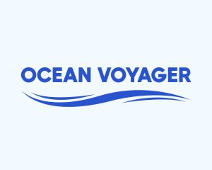 Ocean Sea Wave logo design