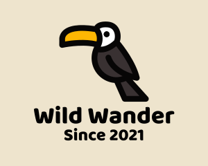 Wild Toucan Bird logo design