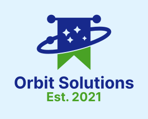 Starry Orbit Flag logo design