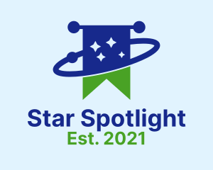 Starry Orbit Flag logo design