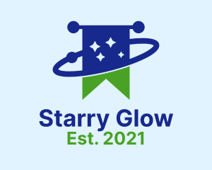 Starry - Starry Orbit Flag logo design