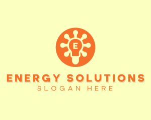 Light Bulb Energy logo design