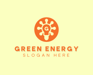 Light Bulb Energy logo design