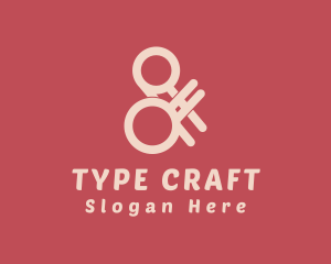 Type - Modern Ampersand Ligature logo design