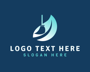 Cleaning Services - Eco Broom Housekeeping logo design