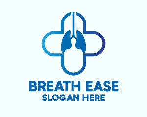Respiratory - Medical Lung Doctor logo design