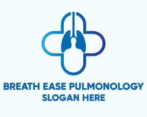 Pulmonology - Medical Lung Doctor logo design