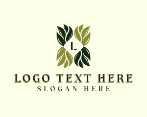 Herbal - Leaves Herbal Gardening logo design