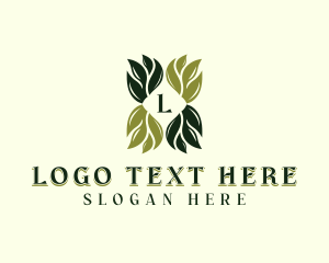 Leaves Herbal Gardening Logo