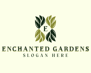 Leaves Herbal Gardening logo design