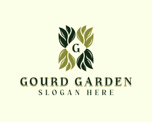 Leaves Herbal Gardening logo design