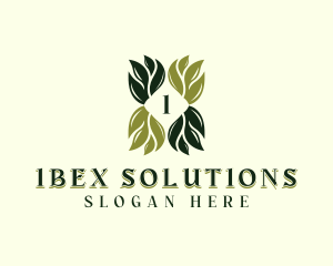 Leaves Herbal Gardening logo design