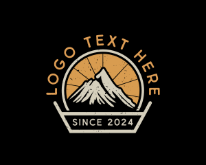 Mountaineering - Mountain Outdoor Hike logo design