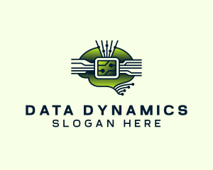 Data Analyst Microchip Technology logo design