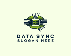 Data Analyst Microchip Technology logo design