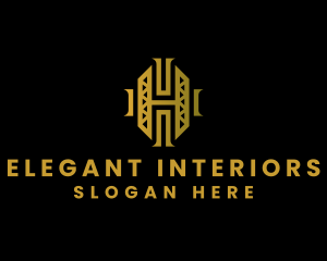 Interior - Luxury Interior Design logo design