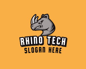 Rhino - Rhino Game Clan logo design