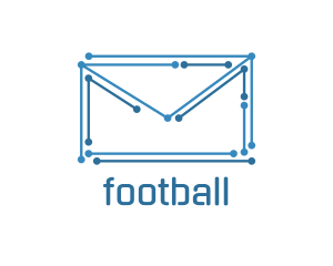 Online - Tech Circuit Envelope logo design