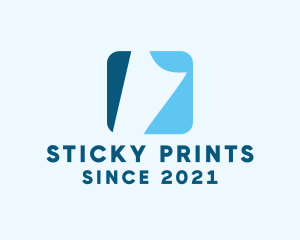 Printing Paper Sheet logo design