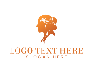 Female - Hair Woman Salon logo design