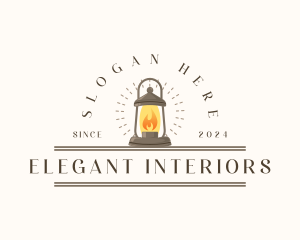 Gas Lamp Decor logo design