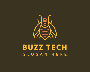 Gold Bug Insect logo design