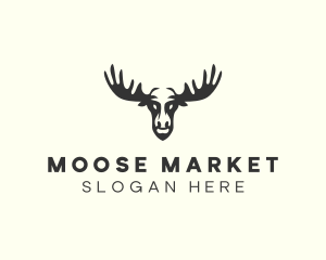 Moose - Wild Moose Reserve logo design
