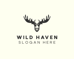 Wild Moose Reserve logo design