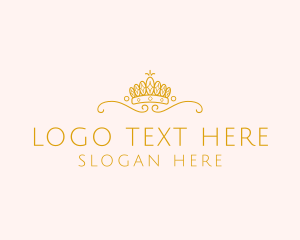 Princess - Royal Jewelry Tiara logo design