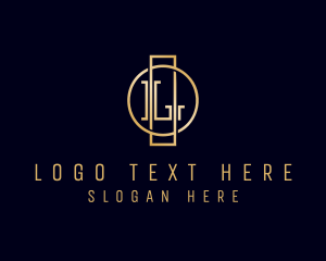 Letter L - Corporate Gold Letter L logo design