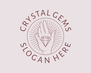 Diamond Jewelry Gem logo design