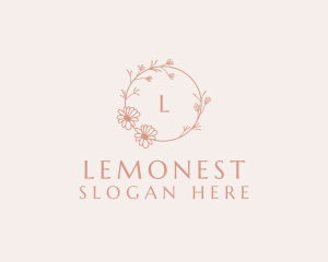 Spring - Spring Garden Wreath logo design