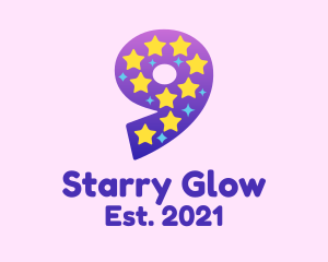 Starry - Colorful Starry Nine logo design