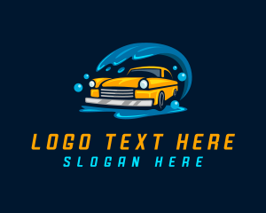 Bubble - Car Washing Vehicle logo design