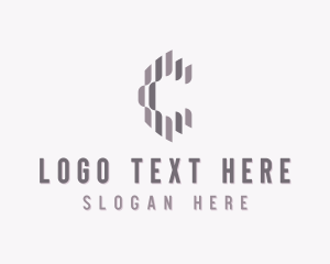 It - Digital Technology Letter C logo design