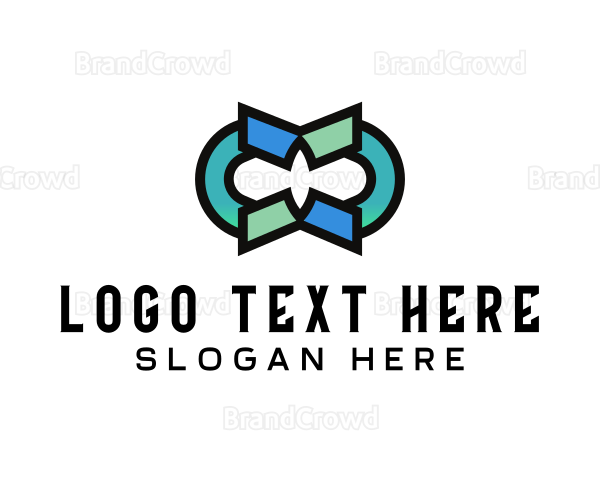Modern Chain Letter O Logo