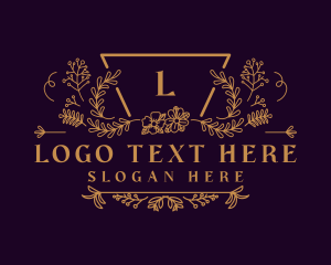 Wedding - Luxury Floral Decor logo design