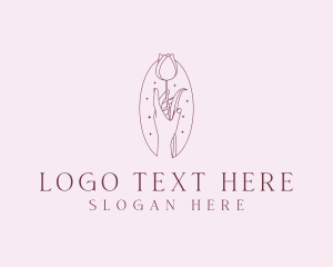 Flower Wedding Event Logo