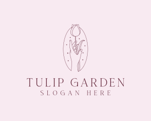 Tulips - Flower Wedding Event logo design