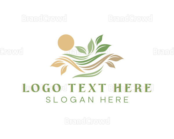 Nature Leaf Landscape Logo